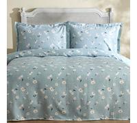 KARACA KH Daisy Mint Parure de lit Double KS P 100% Coton Menthe