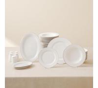 Karaca Lexi Platin Service De Table 56 Pièces Pour 12 Personnes Service De Vaisselle Pour 6 Personnes Avec Tasse Service De Table En Porcelaine
