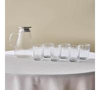 KARACA Luminous Set de 7 Verres, Transparent