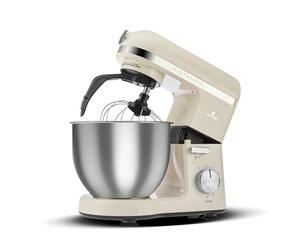 Karaca Mastermaid Chef Pro Robot Cuisine Multifonctions 1500W, Double Armed, 1500W, Robot Mixeur de 5 L, Food Processor, Réglage de Vitesse, Crochet à Pâte, Fouet, Pétrissage et Mélange, Crème