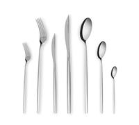 Karaca Mild Ensemble de couverts 84 pièces 316+ Premium pour 12 personnes, 18/10, Antirouille, Durable, Résistant à la corrosion, Passe au lave-vaisselle, Couverts de service