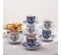 Karaca Peyker Set de tasses à café pour 6 personnes, 85 ml - Du style pour un café parfait