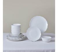 Karaca Scalloped service de table 18 pièces pour 6 personnes