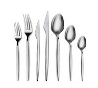 Karaca Thor Couverts de table 84 pièces avec boîte, Acier inoxydable dans une boîte élégante Couverts stylés et de haute qualité pour un art de la table exigeant