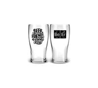 Karaca Verre à bière-set 454ml pour 2 personnes, verre, tasse à baies, tasse, tasse à boire