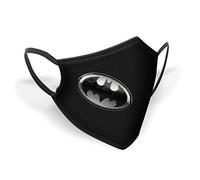 Karactermania 02202 Masque Hygiénique Réutilisable Bat, Noir, One Size Unisex-Adult