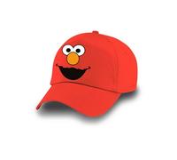 Karactermania 1, Rue Sésame Elmo Face-Casquette Enfant, Rouge 20 x 14 cm