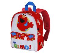 Karactermania Sac à dos préscolaire Elmo Hello (1, Rue Sésame) Joy Blanc 22 x 27 cm 5 L