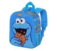 Karactermania Sac à dos 3D Elite 1, Rue Sésame Macaron Eat Bleu 25 x 30 cm 7 L