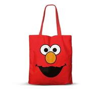 Karactermania Sac de courses Elmo Face – 1, Rue Sésame – Rouge 33 x 40 cm