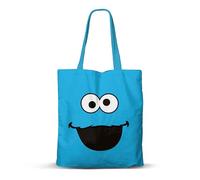 Karactermania Sac de courses 1, Rue Sésame Macaron Face FAN Bleu 33 x 40 cm