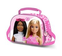 Barbie Fashion-Sac à Goûter 3D, Rose, 10 x 26 cm