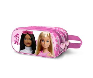 KARACTERMANIA 7487 Unisex Kids Trousse 3D Double Fashion, Rose, Taille Unique