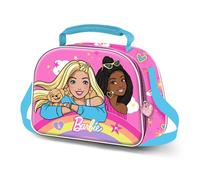 Barbie Rainbow-Sac à Goûter 3D, Rose, 10 x 26 cm