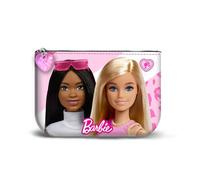 Barbie Fashion-Petit Porte-Monnaie Carré, Rose, 2 x 12,5 cm