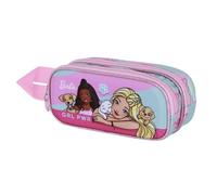 Karactermania Barbie Pets-Trousse 3D Double, Rose, 22 x 10 cm