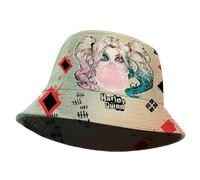 Karactermania Harley Quinn Mad Love-Bonnet Enfant Bucket, Beige, 25 x 15 cm