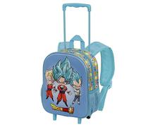 Karactermania Dragon Ball Three-Sac à dos 3D à Roulettes Petit, Bleu