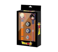 Karactermania Dragon Ball Ultra Instinct-Pack de Stylo Gel Effaçable + Crayon Éternel + 3 Gommes, Noir, 14 x 23 cm
