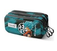 Trousse scolaire - KARACTERMANIA - Trick FAN 2.2 Dragon Ball Saiyajin Blue - Turquoise - Ripstop - 3 compartiments