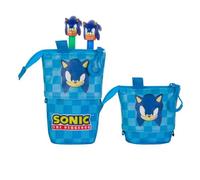 KARACTERMANIA Jolie Trousse + 2 Stylos Gel Effaçables Set Scolaire 3 Pièces 11,5 x 17 cm, Taille Unique