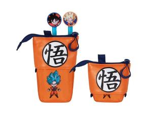 KARACTERMANIA Jolie Trousse + 2 Stylos Gel Effaçables Set Scolaire 3 Pièces 11,5 x 17 cm, Taille Unique