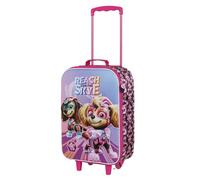Karactermania La Pat' Patrouille Mighty-Valise à roulettes Soft 3D, Rose