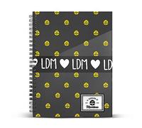 KARACTERMANIA Martina D'antiochia (La Diversión de Martina) Grey-Cahier papier quadrillé Din A5