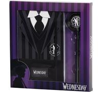 Karactermania Mercredi Uniform-Coffret Cadeau Avec Journal Et Stylo À Bille Fashion, Noir