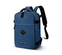 PRO-DG Navy-Sac à dos Mercury 2.0 Voyage Cabine Avion 40x20x25cm, Bleu Foncé, Capacité 20 L