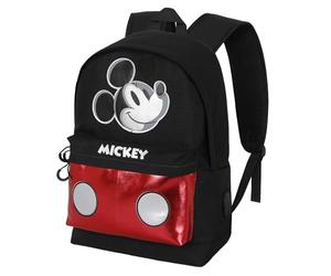 Karactermania Mickey Mouse Iconic-Sac à dos HS Silver, Noir