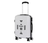 KARACTERMANIA Nasa Valise Cabine Abs 4 Roues Unisex Valise Cabine ABS 4 Roues Spaceship, Blanc, Taille unique