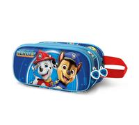 Karactermania Paw Patrol La Pat' Patrouille Adventure-Trousse 3D Double, Bleu, 22 x 10 cm