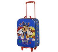 Karactermania Paw Patrol La Pat' Patrouille Cool-Valise à roulettes Soft 3D, Bleu, 17 x 33 x 52 cm, Capacité 26 L