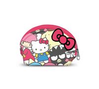 Sanrio Hello Kitty Friends-Porte-Monnaie Ovale Casual, Multicolore, 12 x 9 cm