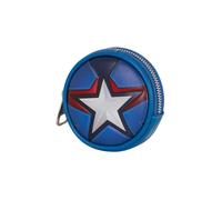 Marvel Comics Porte-monnaie Captain America Courage Cookie Bleu 8,7 x 8,7 cm