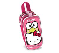 Karactermania Trousse double Hello Kitty Funny 3D Rose 22 x 10 cm