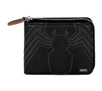 Marvel Venom Spider-Portefeuille Man Zip, Noir, 12 x 10 cm
