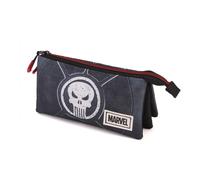 Karactermania Punisher Punisher-Triple HS Pencil Case Pencil Cases, 24 cm;,Black