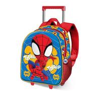 Karactermania Sac à Dos à Roulettes Spiderman 3d Web 34x26x13 Cm 11.50l