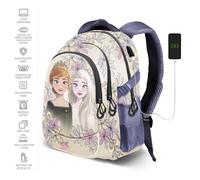 Karactermania Disney Sac à dos Frozen 2 Emotion Plus Running Beige Enfants