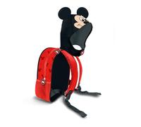 Disney Sac à dos à capuche Mickey Mouse Clever 26 x 31 cm Capacité 8,5 L Noir