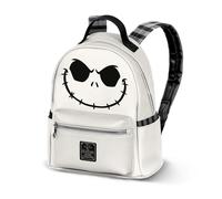 Disney Sac à dos Bone – L'Étrange Noël de Monsieur Jack – Blanc – 22 x 25 cm – 5 L