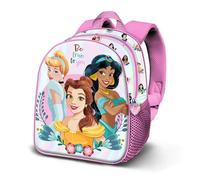 Disney – Sac à dos 3D Elite Disney Princesses Floral – Rose 25 x 30 cm – 7 L