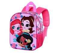 Disney Sac à dos Princesses Flowers 3D Elite, rose, 25 x 30 cm, Capacité 7 L