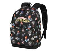 KARACTERMANIA Sac à dos ECO 2.0 My Hero Academia Chibi - 17x32x44 cm, Noir, RPET