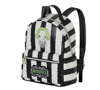 Karactermania Sac à dos Beetlejuice Stripes Heady Blanc Noir Taille Unique