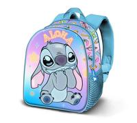 Disney Lilo et Stitch Mischievous-Sac à dos Basic, Bleu 30 x 38 cm, Capacité 13 L
