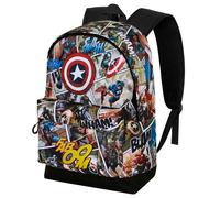 Marvel Comics Sac à dos HS FAN 2.2 Captain America Comic Multicolore Taille Unique