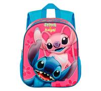 Disney Sac à dos 3D Lilo et Stitch Petit Rose 26 x 31 cm 8,5 L